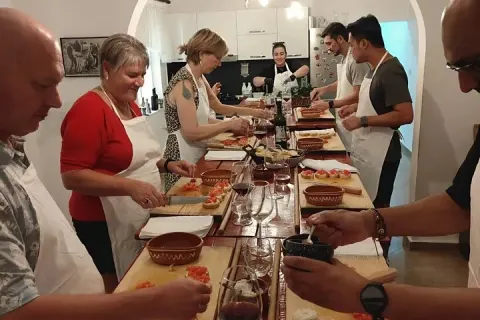 Tirana: Traditional Cooking Class with Unlimited Wine & Raki